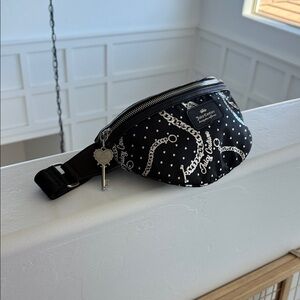 Juicy Couture Black and White Belt Bag/ Fanny pack